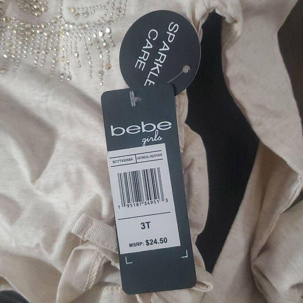 NWT BEBE GIRLS TOP - Picture 4 of 6